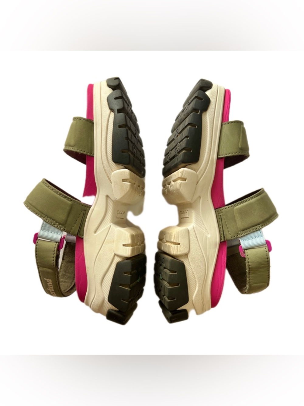Timberland Adley Way dark green & pink backstrap sandals US Women’s 8.5 - Picture 5 of 12